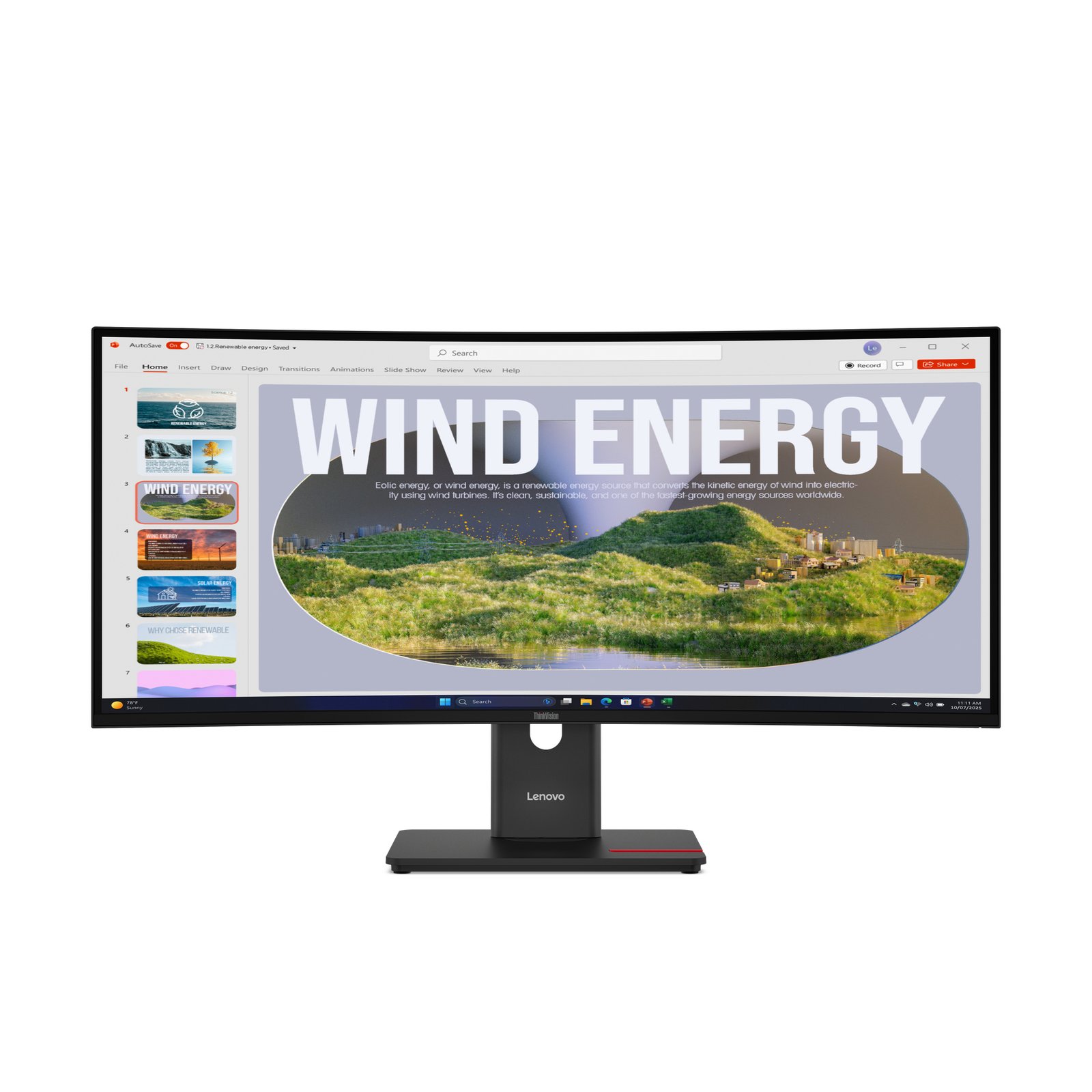 Lenovo ThinkVision T34WD-40 Monitor 64AEGAR1UZ