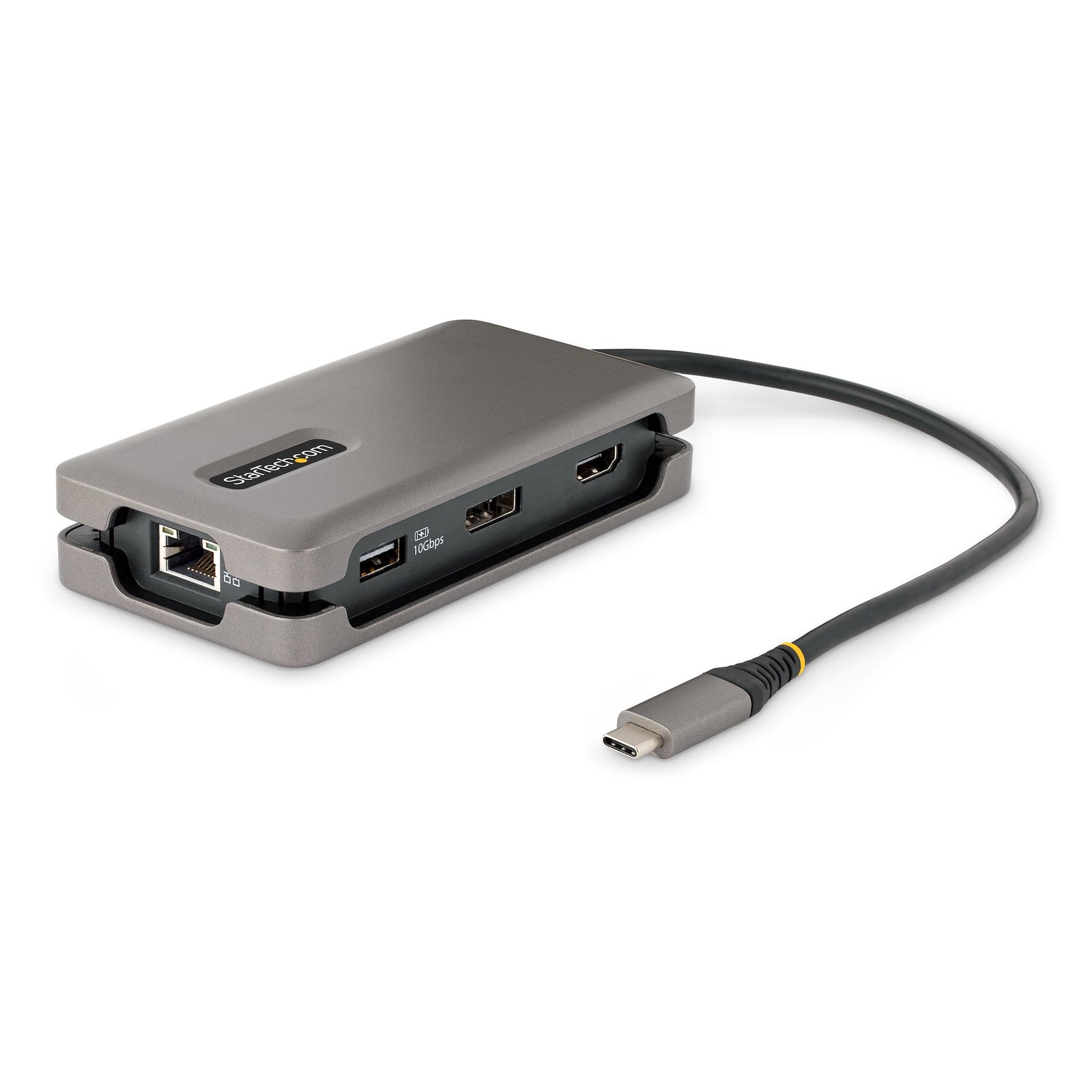 StarTech.com USB-C Multiport Adapter - 4K 60Hz HDMI/DP - 3-Port USB Hub - 100W Power Delivery STA-DKT31CDHPD3