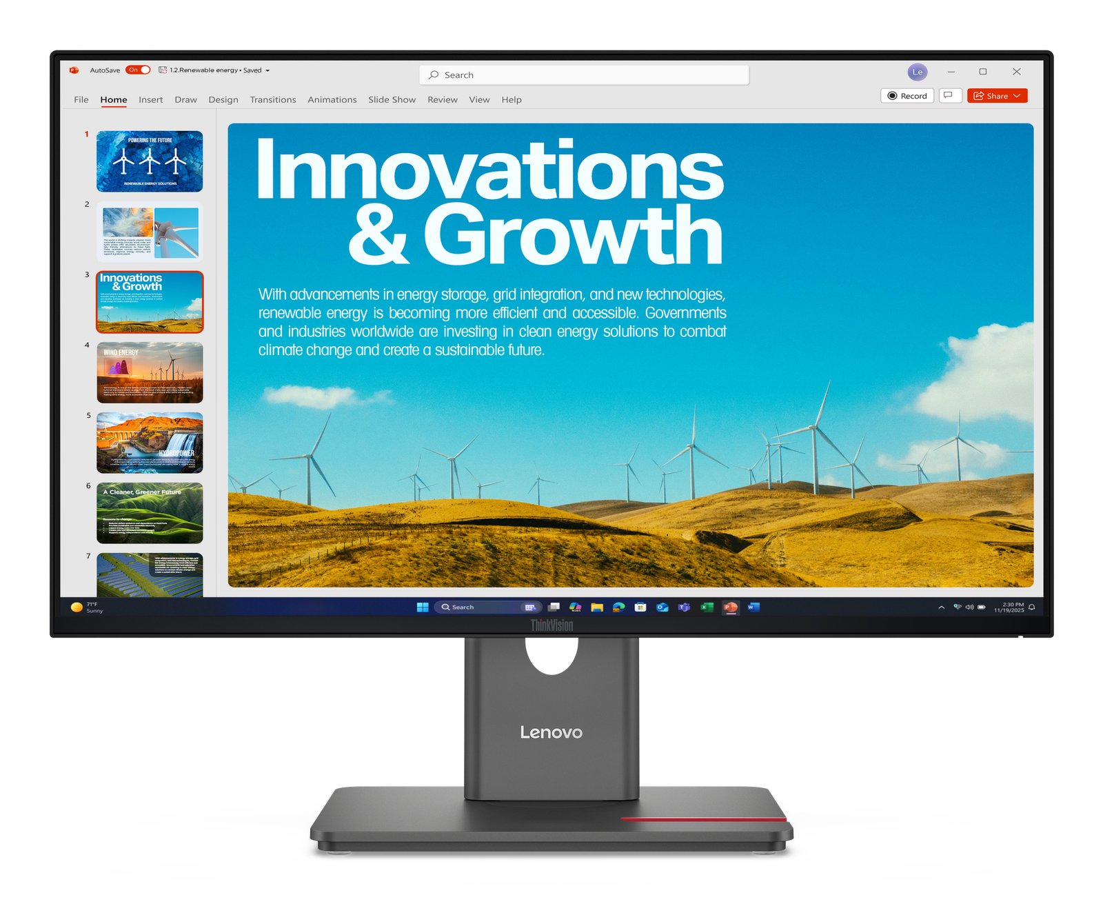 Lenovo ThinkVision P24QD-40 Monitor 64B1GAR1UZ