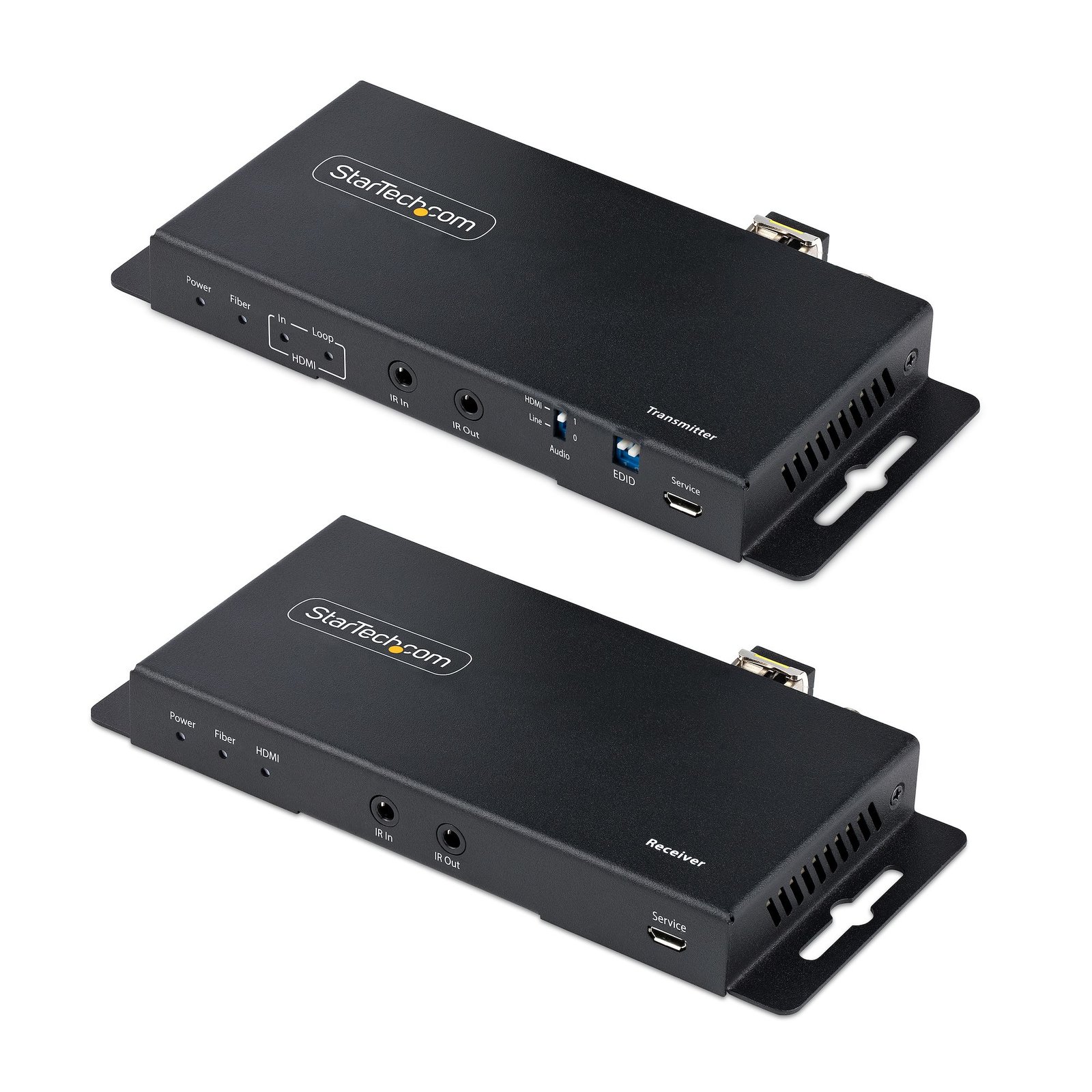 StarTech.com 4K HDMI over Fiber Extender Kit, 60Hz up to 3300ft/1km (Single Mode) or 1000ft/300m STA-ST121HD20FXA2