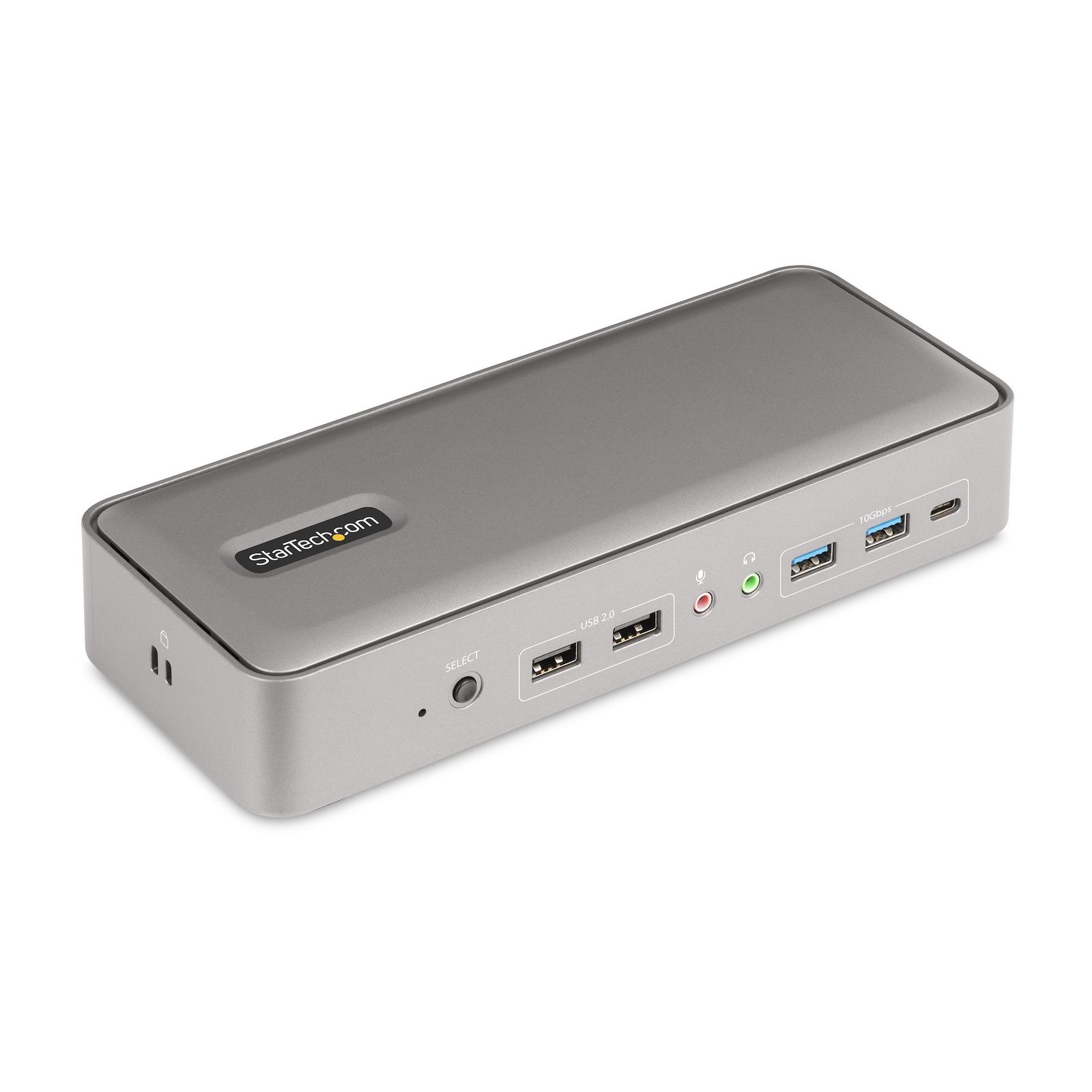 StarTech.com Dual-Laptop USB-C KVM Docking Station, Dual Monitor 4K 60Hz DisplayPort Dock, 5-Port STA-129N-USBC-KVM-DOCK