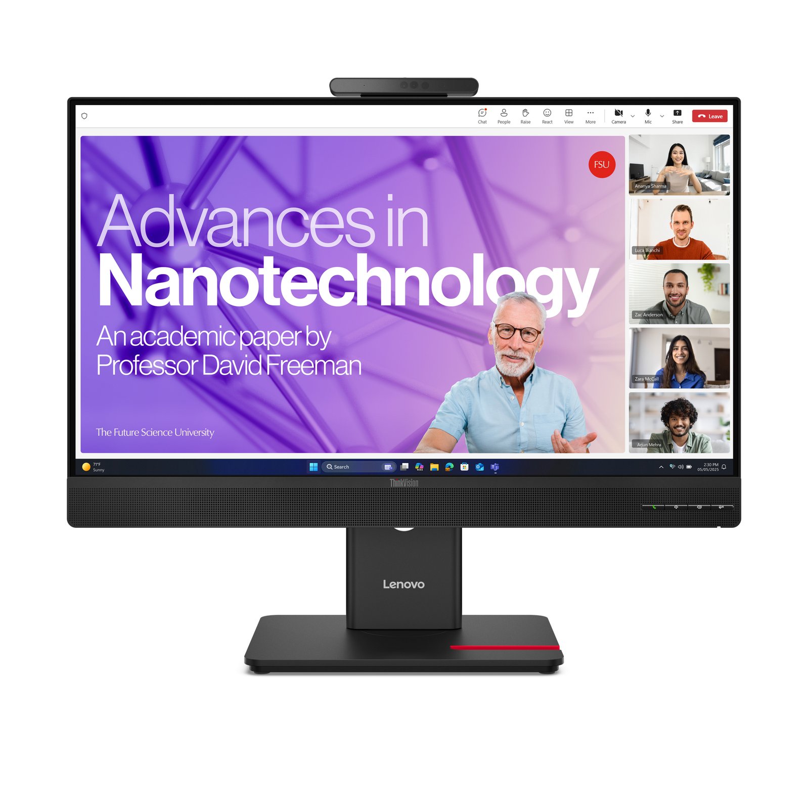 Lenovo ThinkVision T27QD-4v Monitor 64B8UAR1UZ