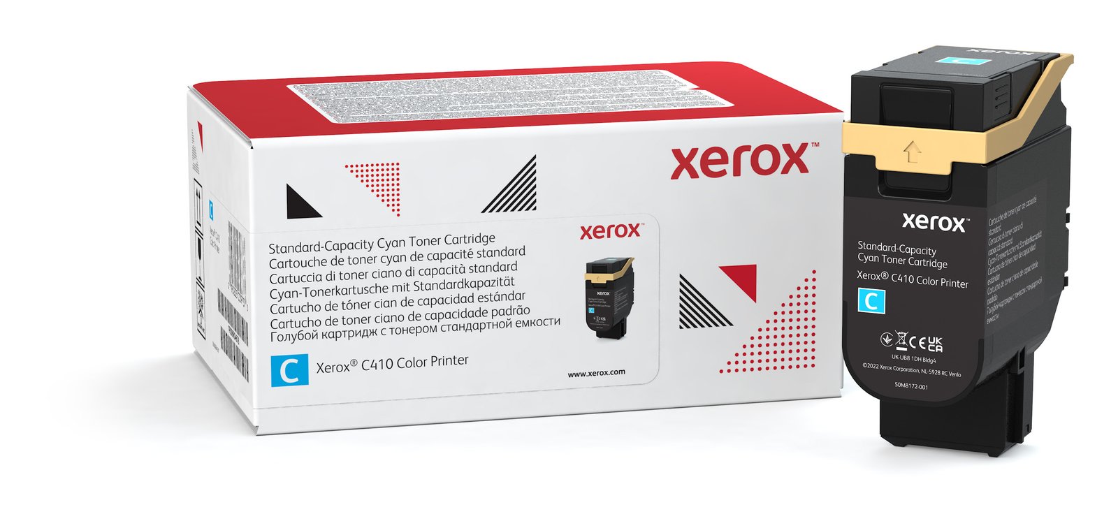 Xerox Genuine ® C410 Color Printer/VersaLink® C415 Multifunction Printer Cyan Standard capacity XER-006R04678