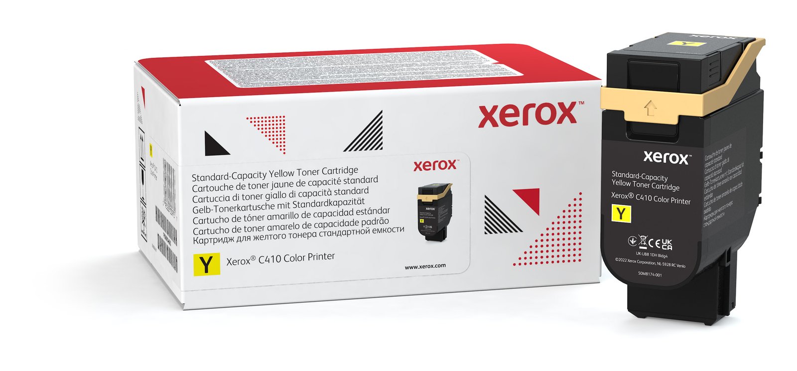 Xerox Genuine ® C410 Color Printer/VersaLink® C415 Multifunction Printer Yellow Standard capacity XER-006R04680