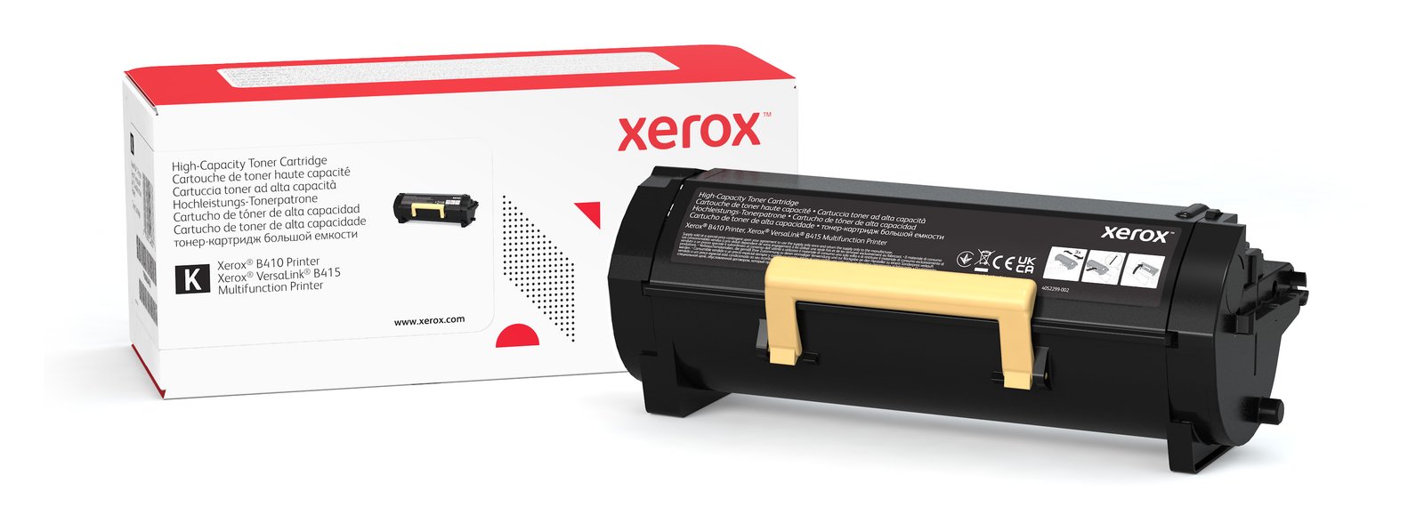 Xerox Genuine ® B410 Printer/VersaLink® B415 Multifunction Printer Black High capacity Toner XER-006R04726