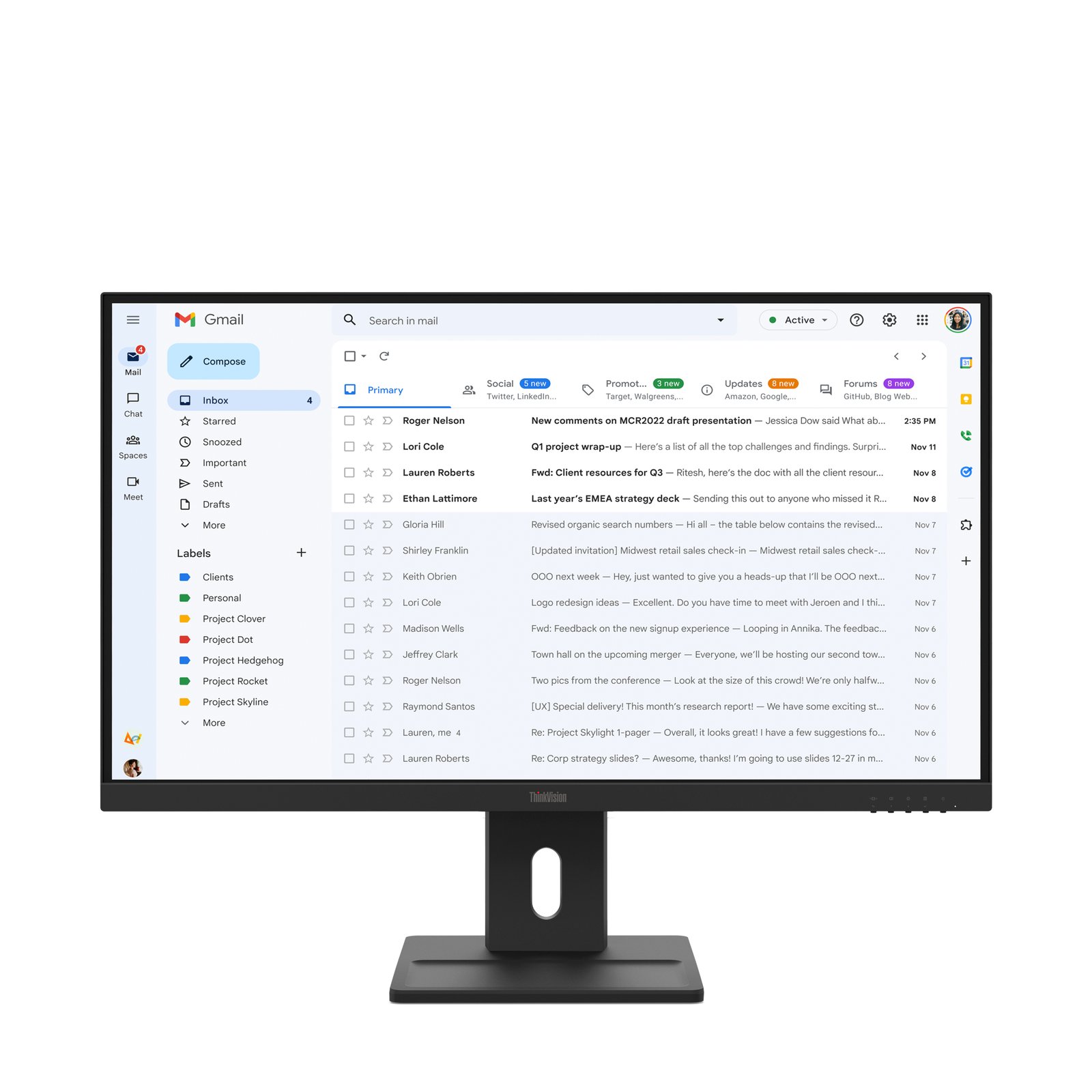 Lenovo ThinkVision E27-40 Monitor 64BCMAR4UZ