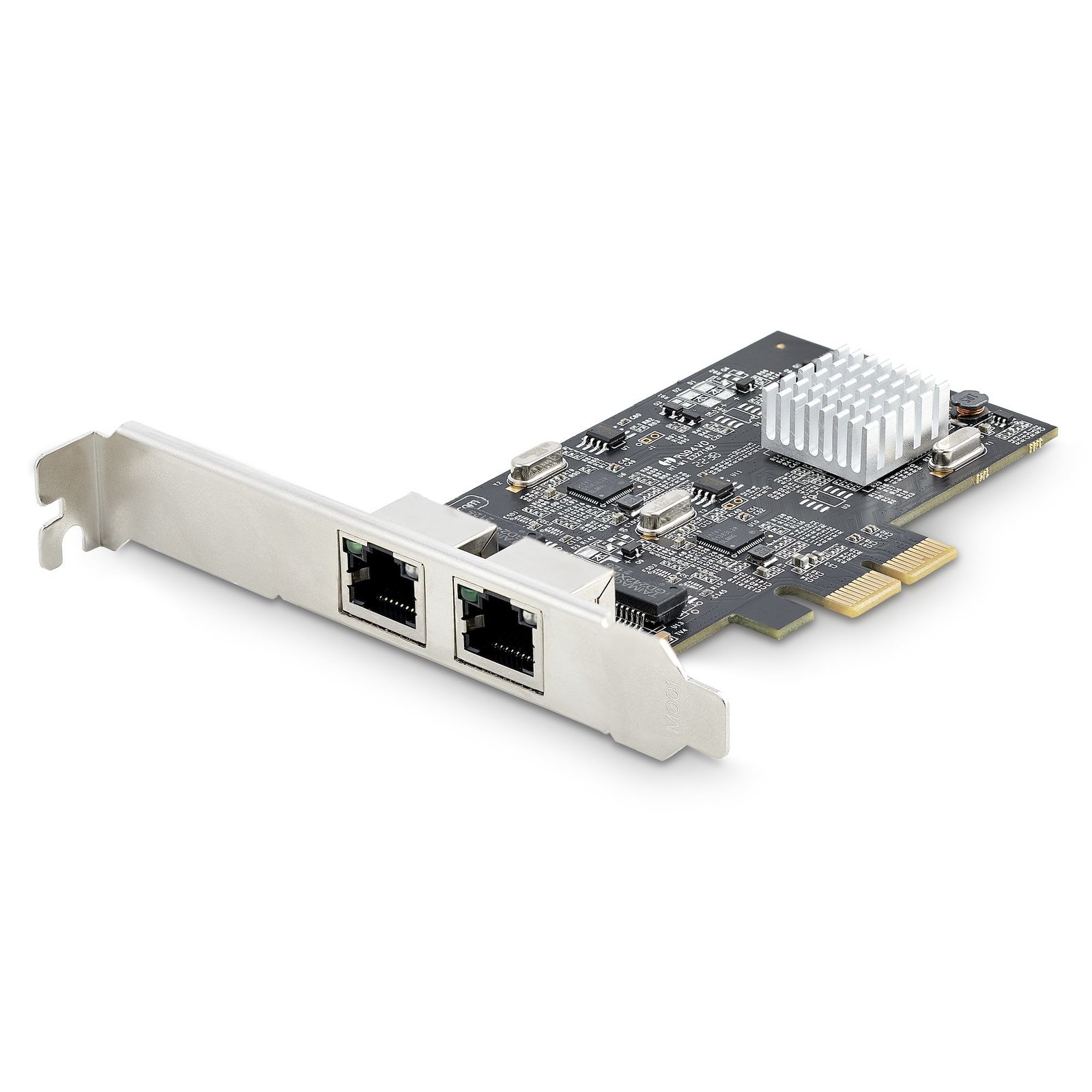 StarTech.com 2-Port 2.5Gbps NBASE-T PCIe Network Card, Intel I225-V, Dual-Port Computer STA-PR22GI-NETWORK-CARD