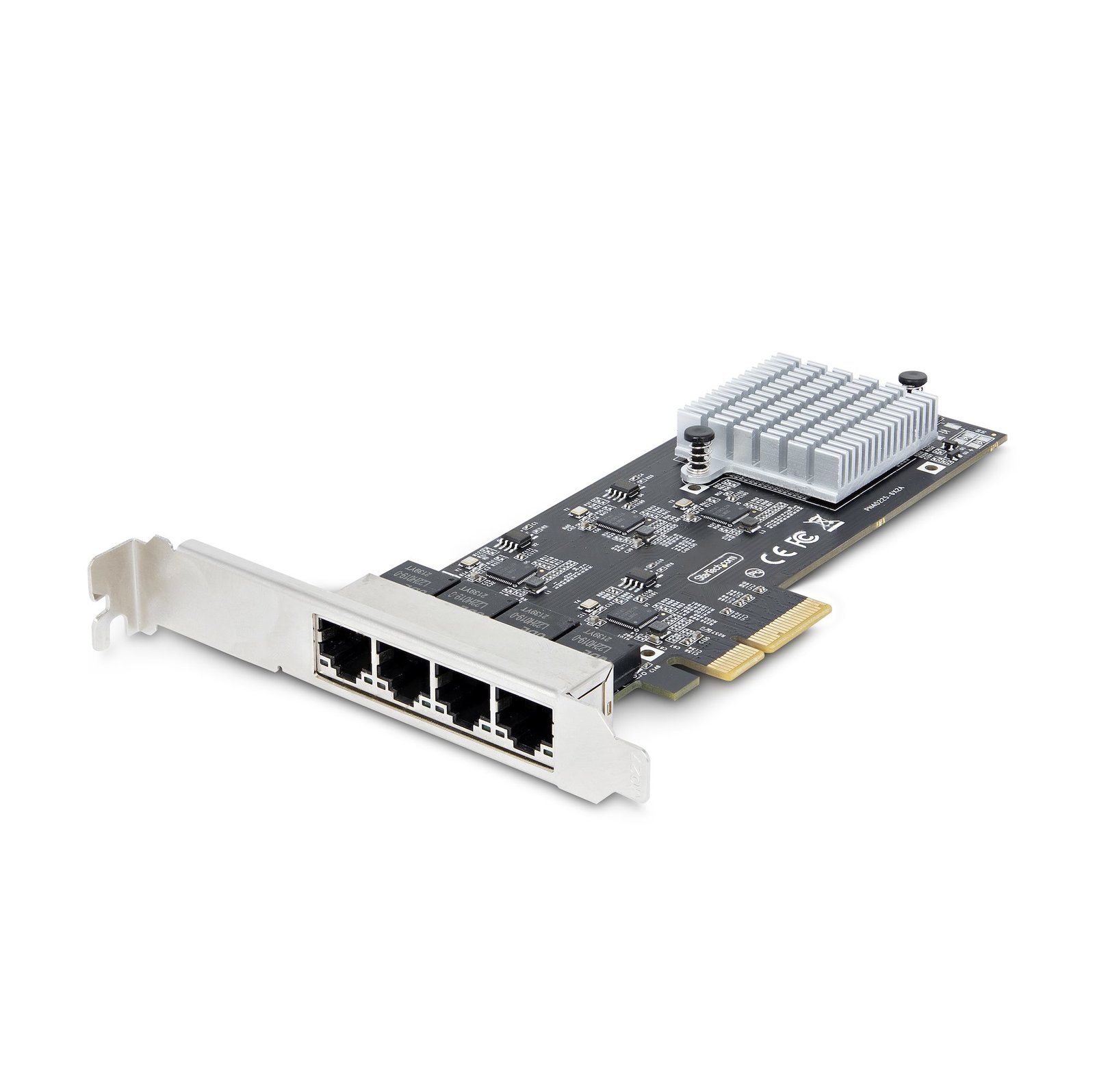 StarTech.com 4-Port 2.5Gbps NBASE-T PCIe Network Card, Intel I225-V, Quad-Port Computer STA-PR42GI-NETWORK-CARD