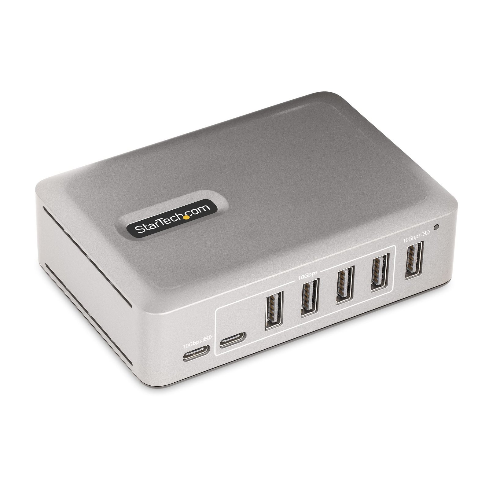 StarTech.com 7-Port USB-C Hub - 5x USB-A + 2x - Self-Powered w/65W Power Supply - USB 3.1 10Gbps - STA-10G5A2CS-USB-C-HUB