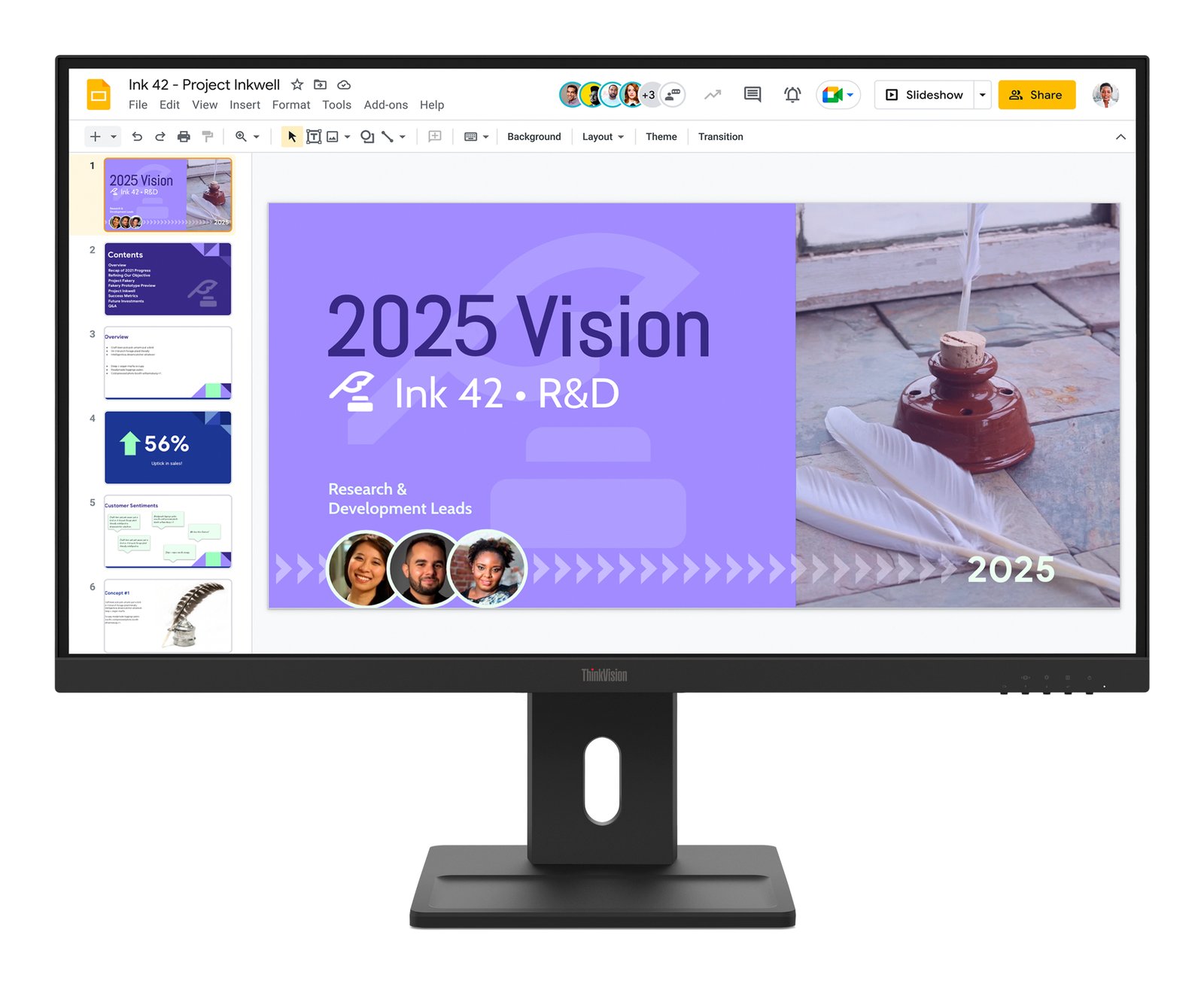 Lenovo ThinkVision E27Q-40 Monitor 64BDGAR4UZ