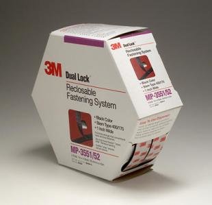 3M DISPLAY MATERIALS AND SYSTE CABLE MGMY 1X115 DUAL LOCK Black Polyolefin 3MS-MP3551/MP3552