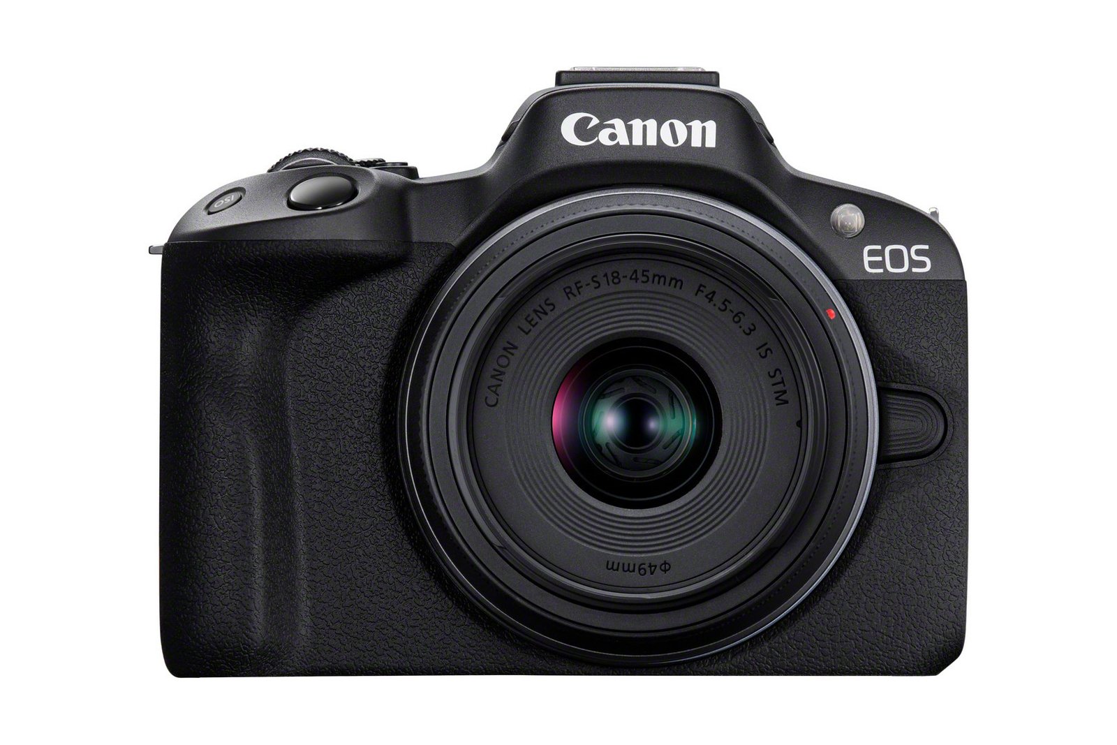 CANON USA EOS R50, Black + RF-S 18-45mm F4.5-6.3 IS STM Kit CNC-5811C012