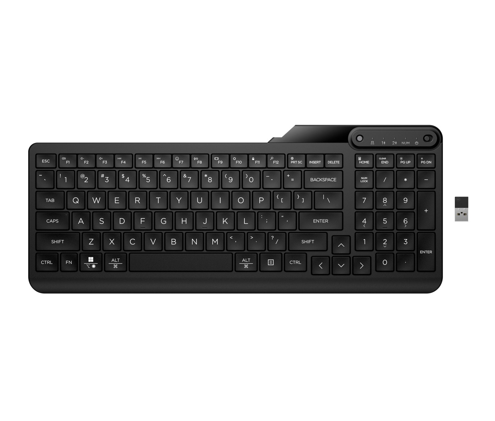 HP 475 Dual-Mode Wireless Keyboard 7N7B9AA#ABA
