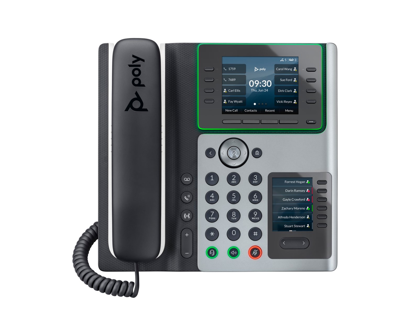 HPI POLY HP Edge E450 IP Phone and PoE-enabled 82M90AA