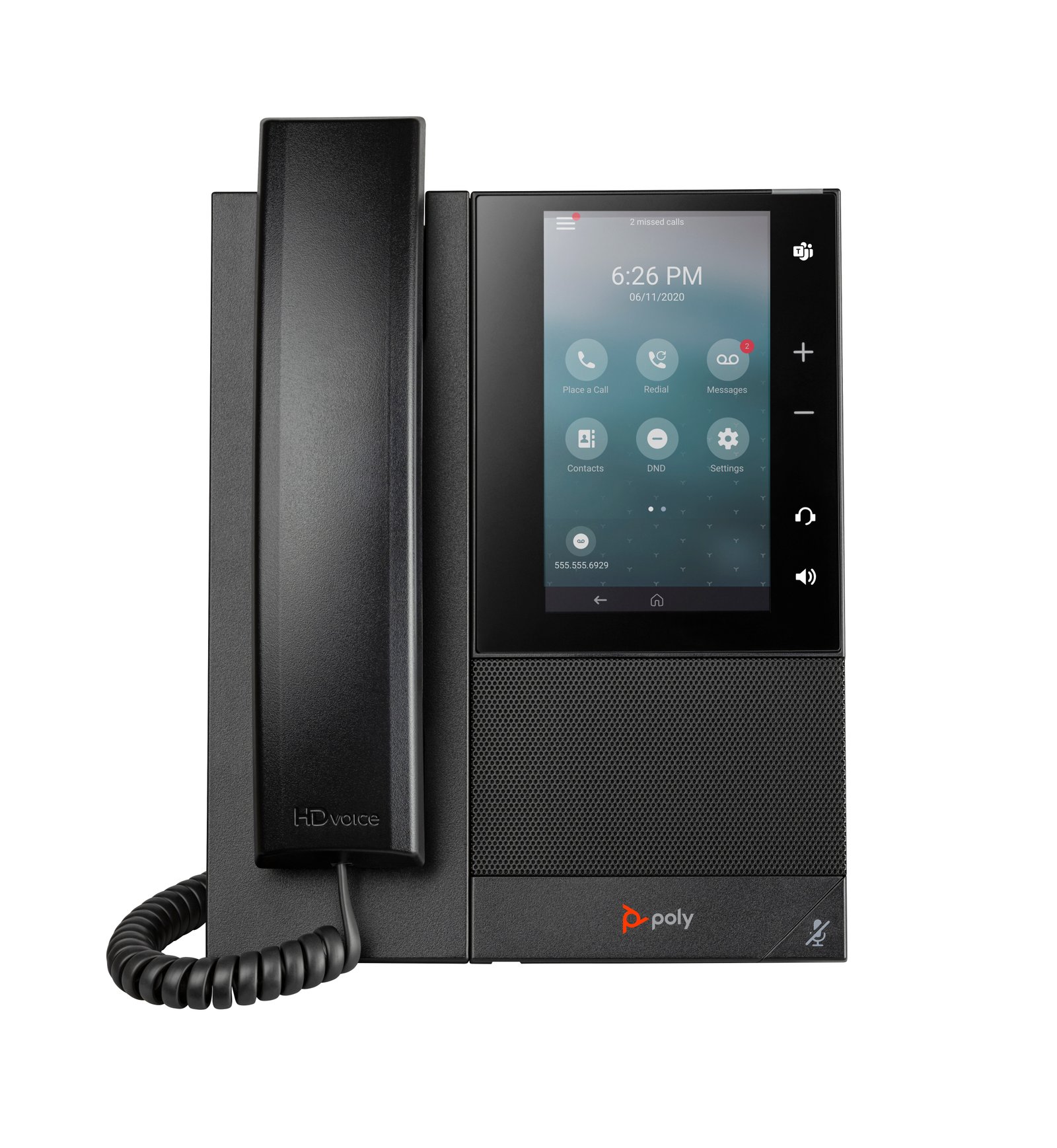 HPI POLY HP CCX 505 Business Media Phone with Open SIP and PoE-enabled 82Z82AA