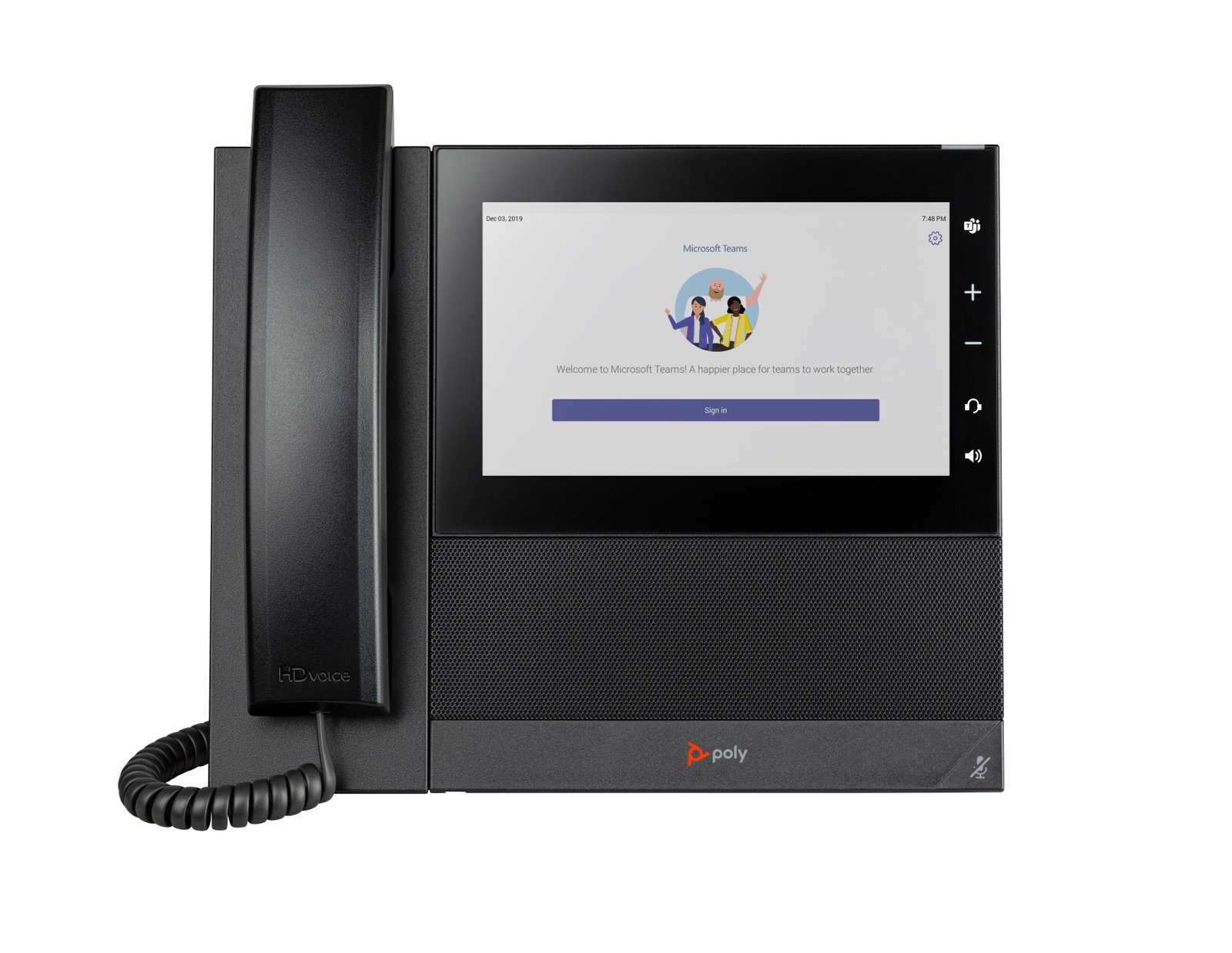 HPI POLY HP CCX 600 Business Media Phone for Microsoft Teams and PoE-enabled 82Z84AA