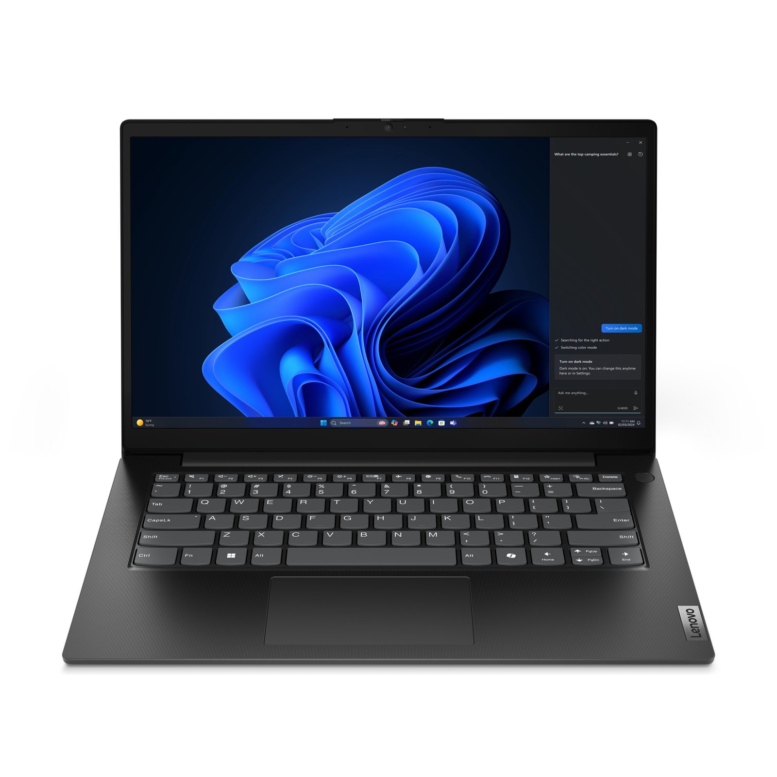 Lenovo V14 G5 IRL Intel Core 3 100U Laptop 35.6 cm (14") Full HD 8 GB DDR5-SDRAM 256 SSD Wi-Fi 6 83HD000VUS