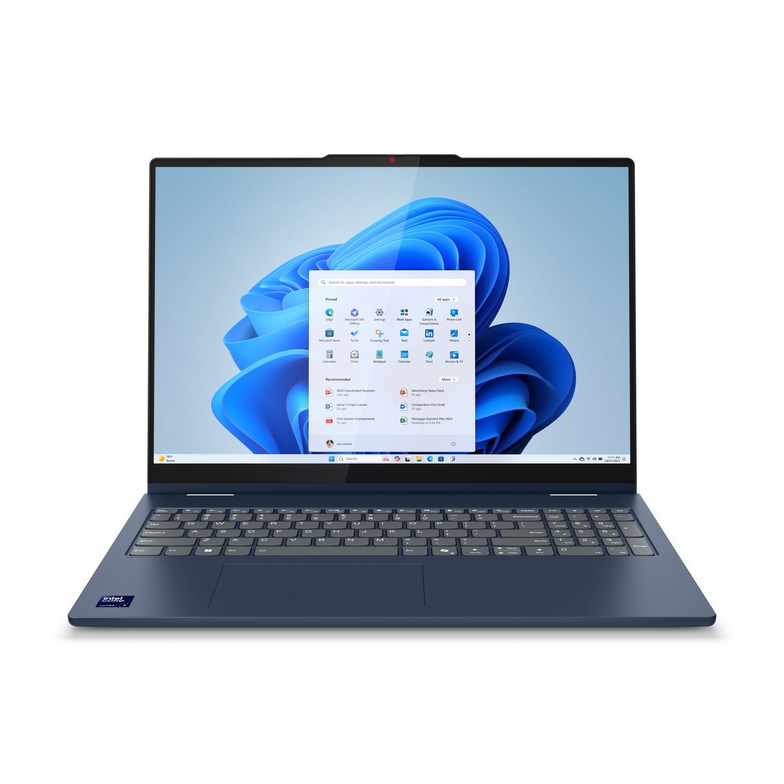 Lenovo IdeaPad 5 2-in-1 16IAL10 Intel Core Ultra 7 255U Hybrid 40.6 cm (16") Touchscreen WUXGA GB 83KS0012US