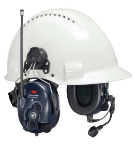3M Peltor WS Litecom Pro III Headset Wireless Head-band Office/Call center Bluetooth Black, Navy MT73H7P3E4D10NA