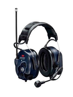 3M Peltor WS Litecom Pro III Headset Wireless Head-band Office/Call center Bluetooth Black, Navy MT73H7A4D10NA