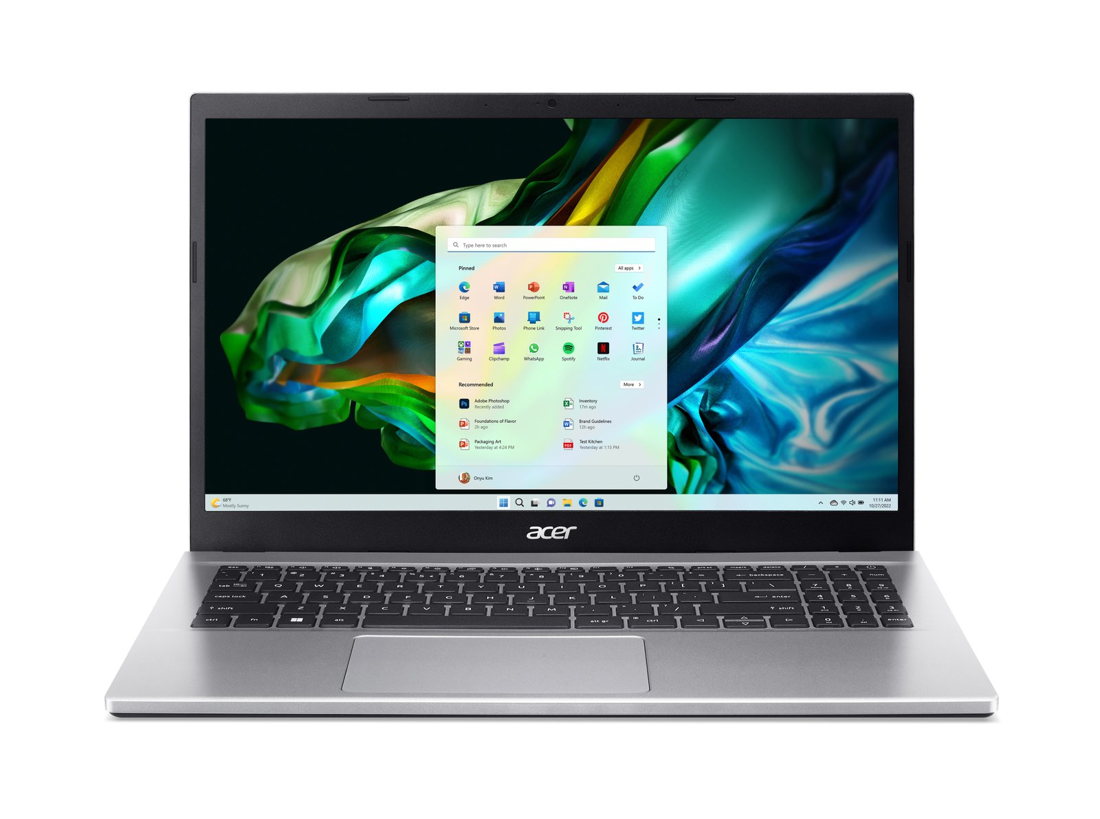 Acer Aspire 3 A315-44P-R7GS AMD Ryzen™ 7 5700U Laptop 39.6 cm (15.6") Full HD 16 GB DDR4-SDRAM 512 NX.KSJAA.004