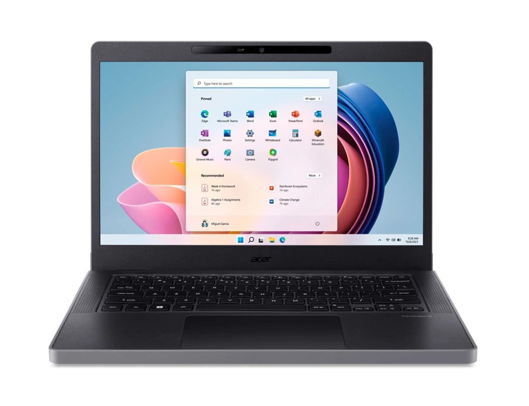 Acer TravelMate B5 TMB514-31-G2-P97S N250 Laptop 35.6 cm (14") Full HD 8 GB LPDDR5x-SDRAM 128 eMMC NX.BHMAA.002