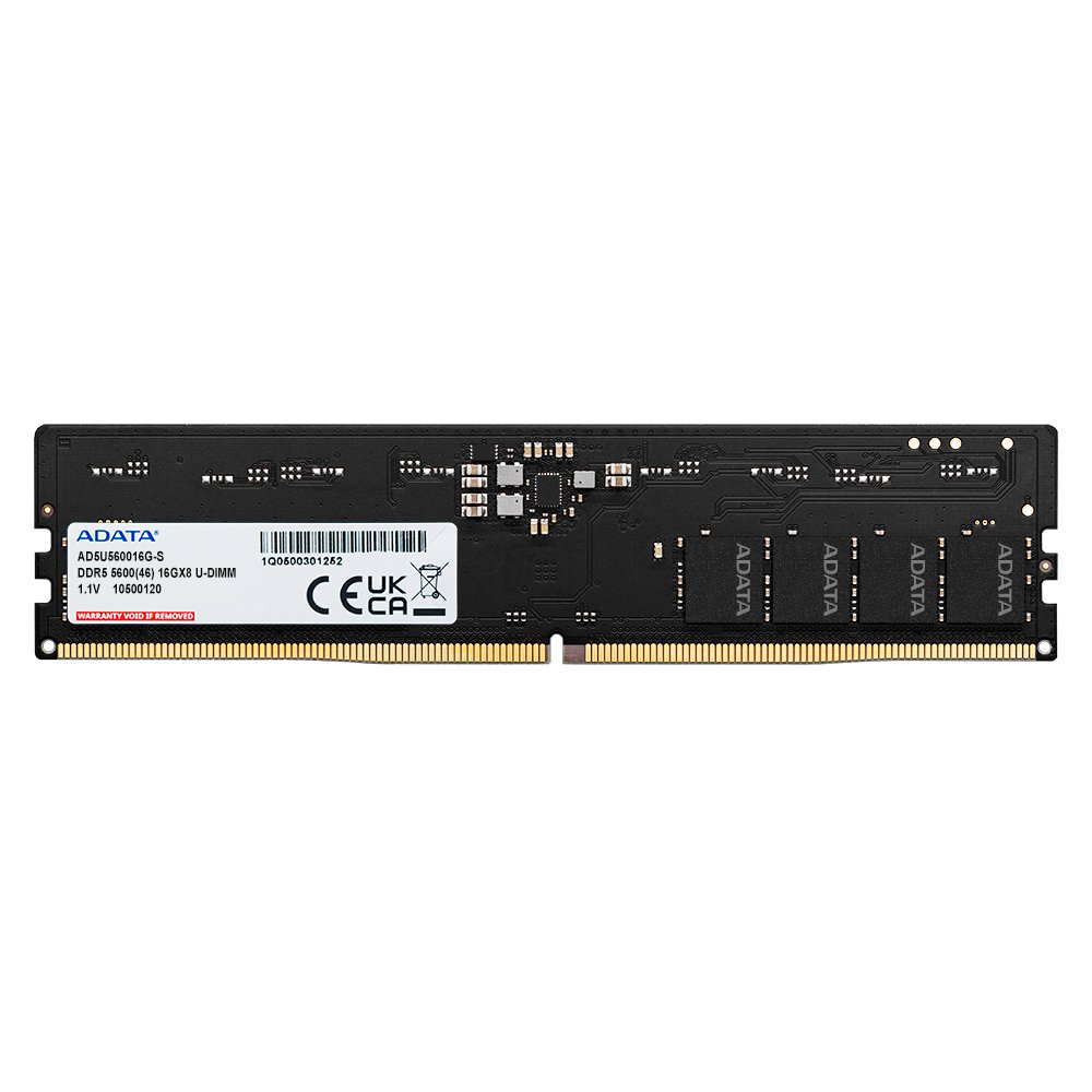 ADATA TECHNOLOGY LA Premier memory module 16 GB 1 x DDR5 288-pin DIMM AD5U560016G-S