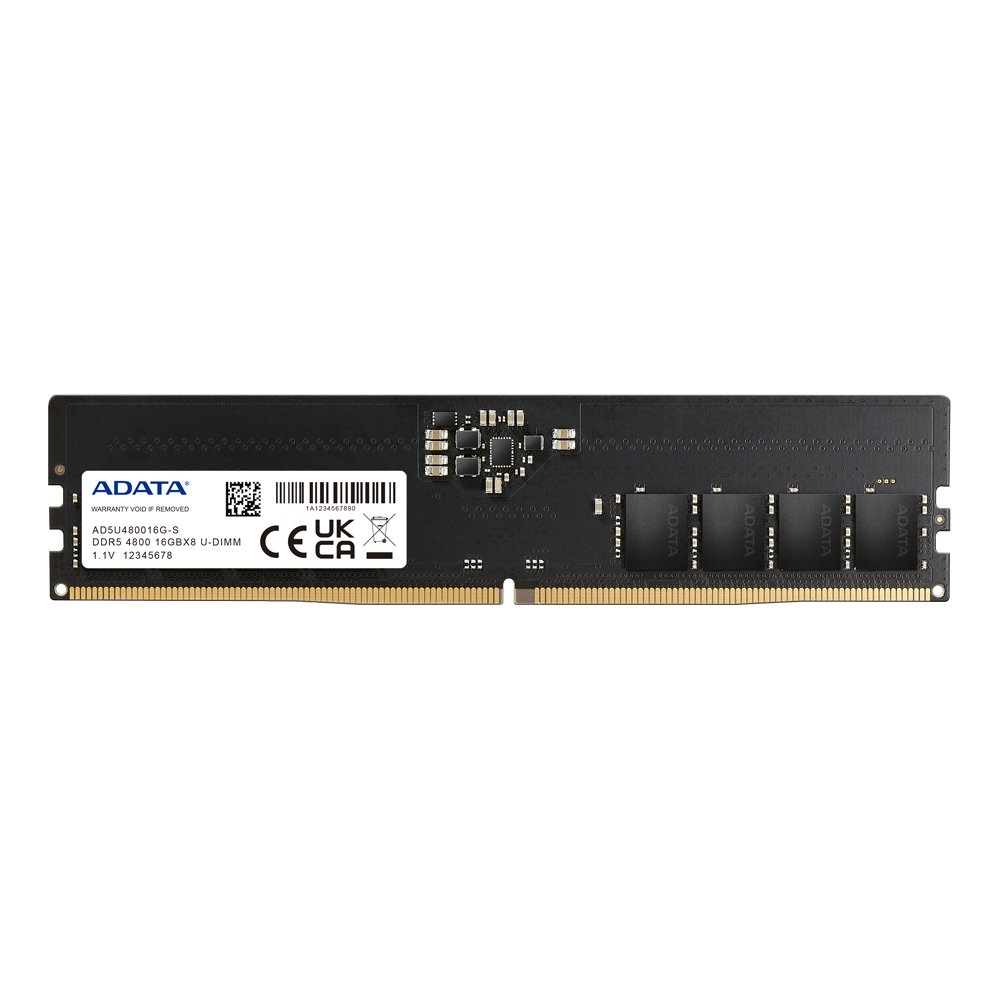 ADATA TECHNOLOGY LA Premier memory module 16 GB 1 x DDR5 288-pin DIMM ECC AD5U480016G-S