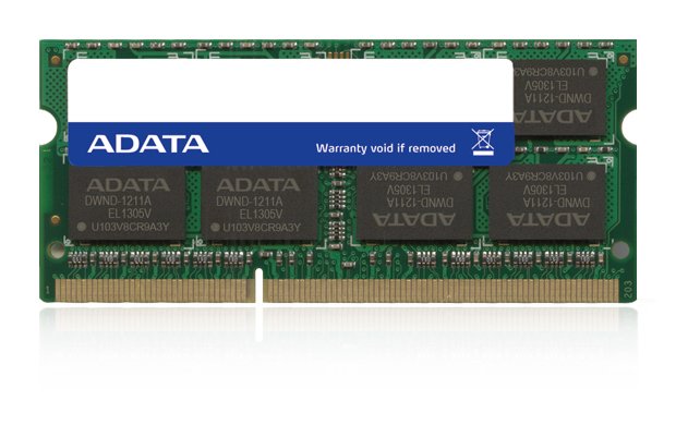 ADATA TECHNOLOGY LA ADDS1600W8G11-B memory module 8 GB 1 x DDR3 204-pin SO-DIMM