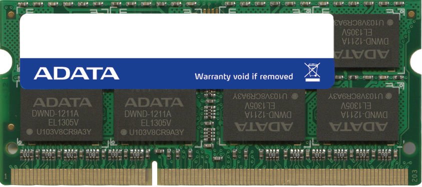 ADATA TECHNOLOGY LA Premier memory module 4 GB 1 x DDR3 204-pin SO-DIMM ADDS1600W4G11-S