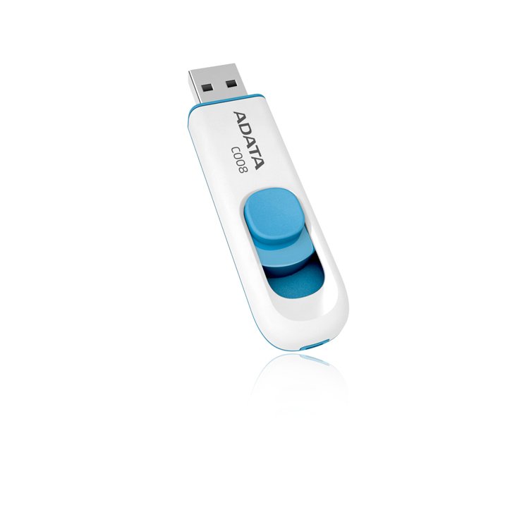 ADATA TECHNOLOGY LA C008 USB flash drive 16 GB Type-A 2.0 Blue, White AC008-16G-RWE