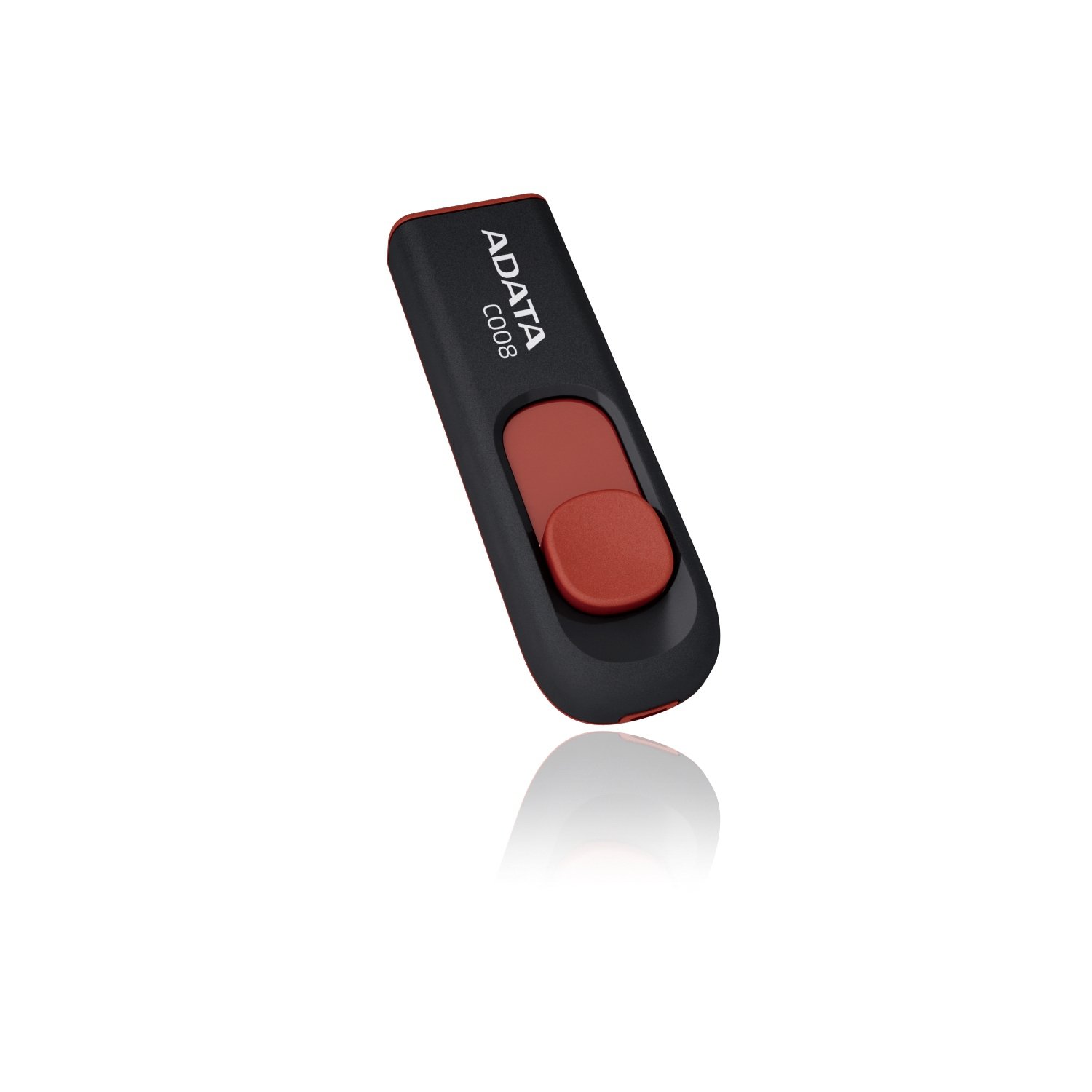 ADATA TECHNOLOGY LA 8GB C008 USB flash drive Type-A 2.0 Black, Red AC008-8G-RKD