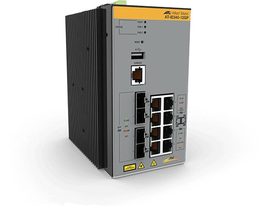Allied Telesis AT-IE340-12GP-980 network switch Managed L3 Gigabit Ethernet (10/100/1000) Power