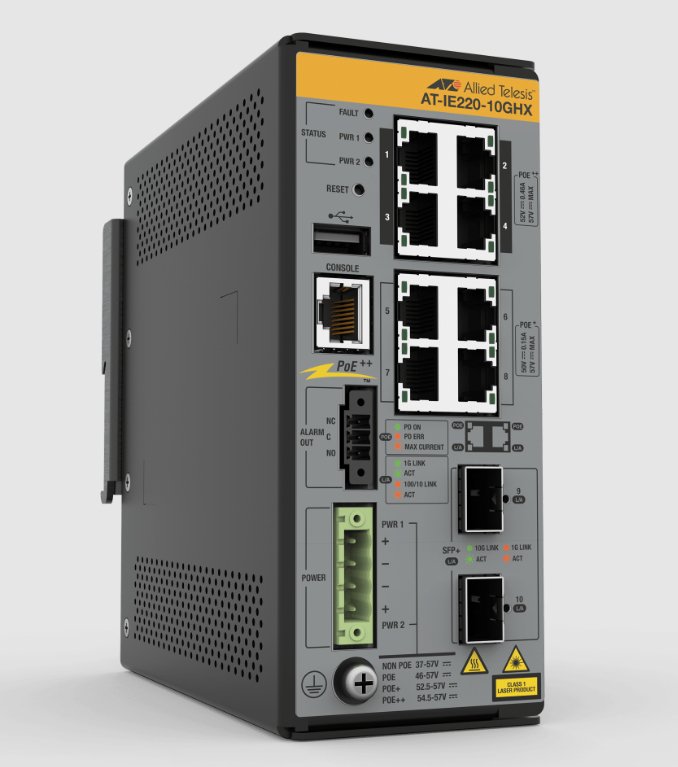 Allied Telesis AT-IE220-10GHX-980 network switch Gigabit Ethernet (10/100/1000) Power over (PoE)