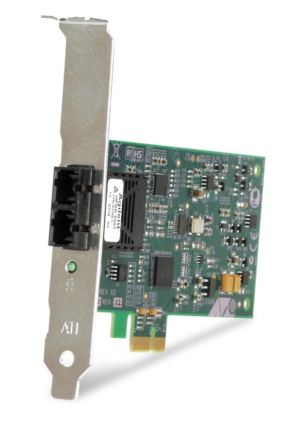 Allied Telesis 100FX Desktop PCI-e Fiber Network Adapter Card w/PCI Express, Federal & Government AT-2711FX/ST-901