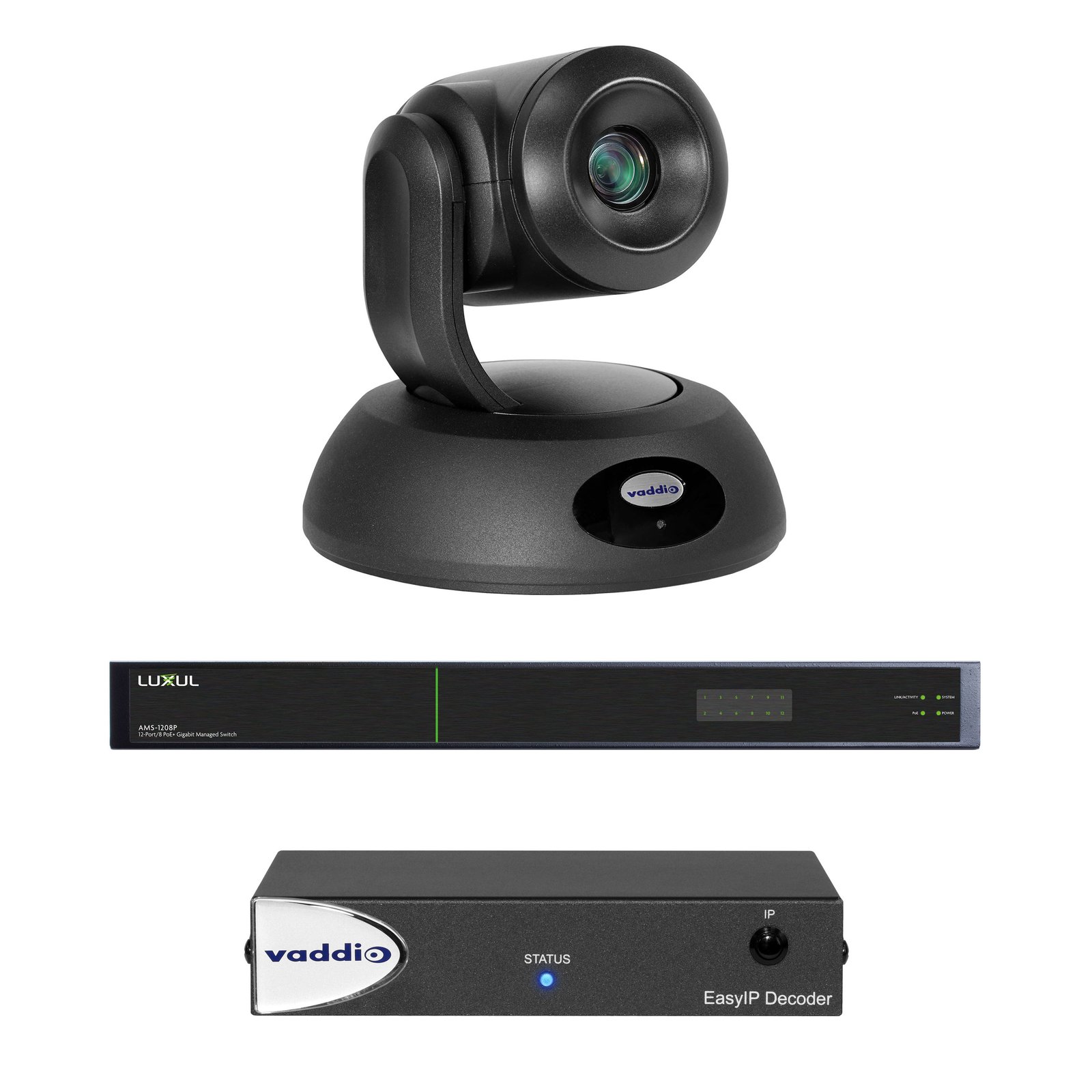 Vaddio EasyIP 20 Base Kit with Professional IP PTZ Camera 999-30232-000