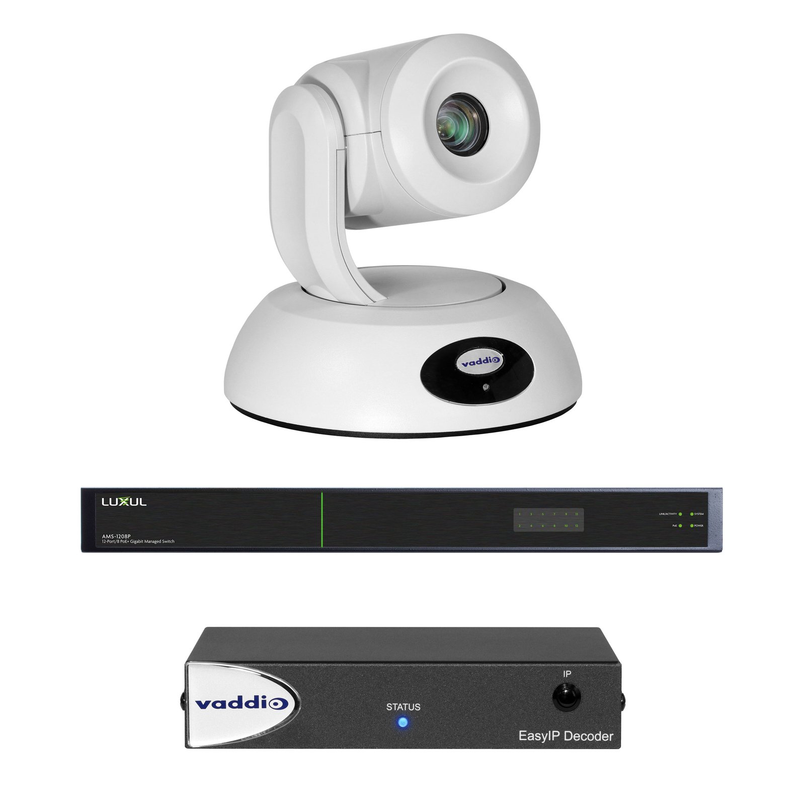 Vaddio EasyIP 20 Base Kit with Professional IP PTZ Camera 999-30232-000W