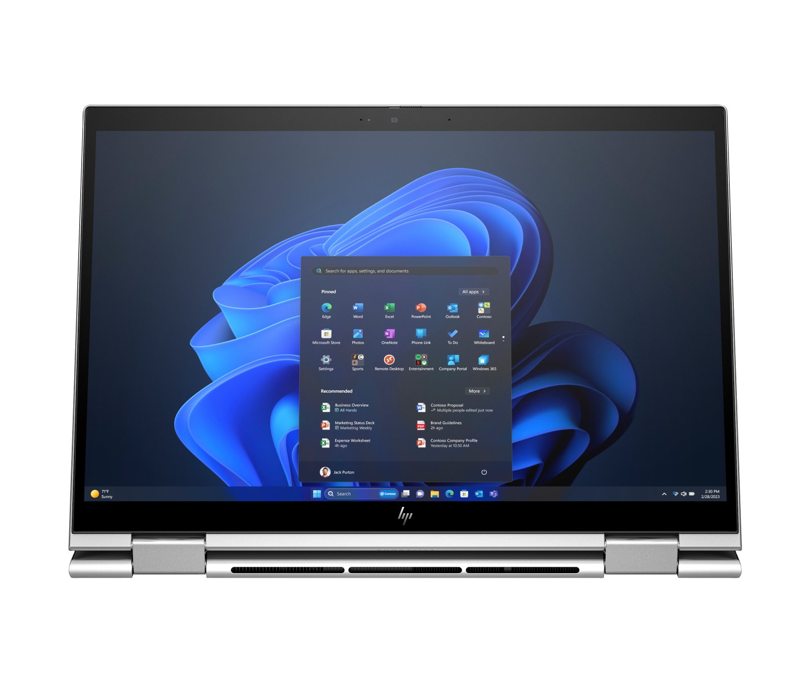 HP Elite x360 830 G11 Intel Core Ultra 7 165U Hybrid (2-in-1) 33.8 cm (13.3") Touchscreen WUXGA 16 A6SU6UT#ABA