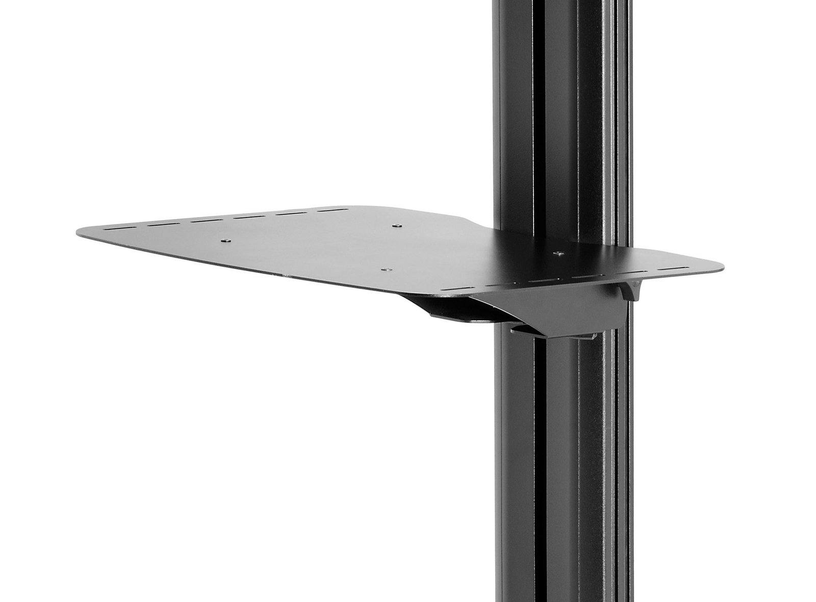 Peerless-AV Peerless - AV ACC-MS multimedia cart accessory Black Metal Shelf