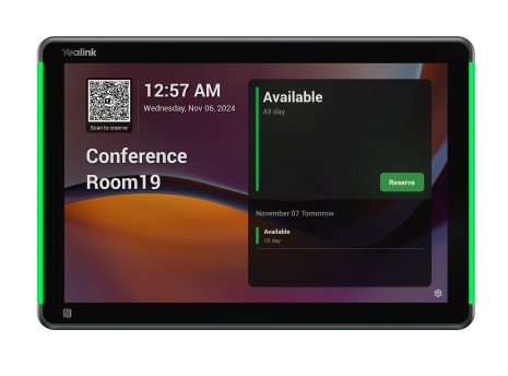 Yealink RoomPanel Plus E2 25.6 cm (10.1") 1280 x 800 pixels LCD 802.11a, 802.11b, 802.11g, Wi-Fi 4 1303196