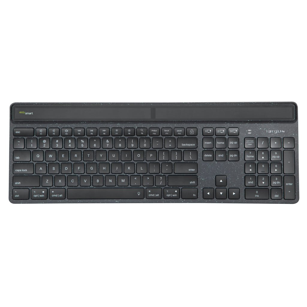 Targus Energy Harvesting EcoSmart keyboard Office Bluetooth Black AKB868US