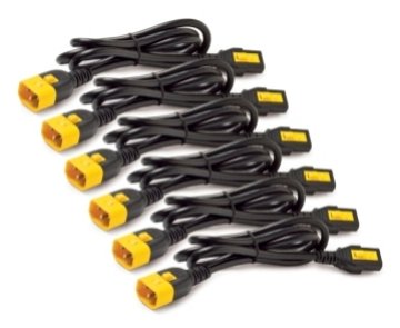 APC by Schneider Electric AP8706S-NAX457 power cable Black, Yellow 1.8 m IEC C14 C15