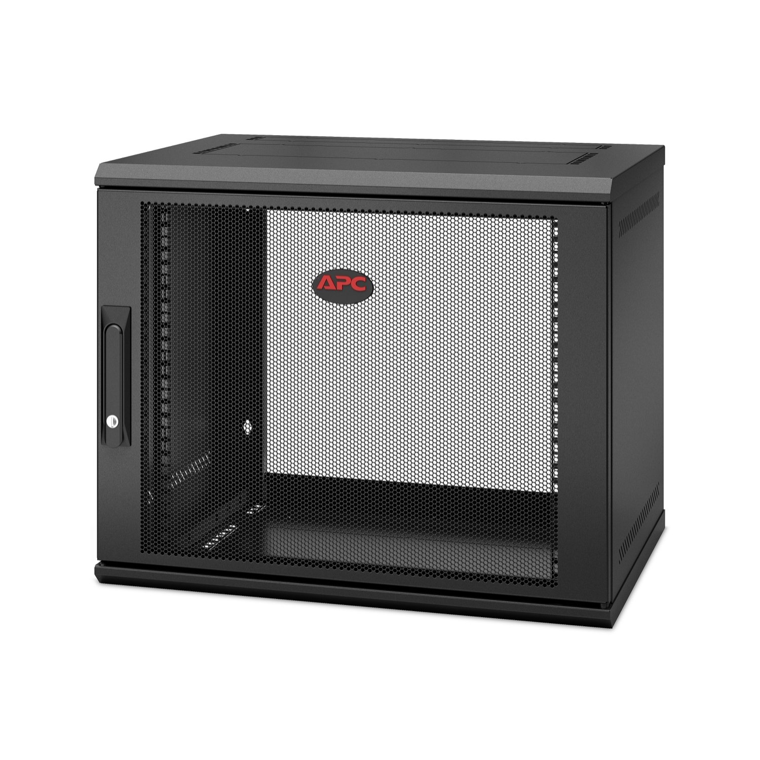 APC by Schneider Electric NetShelter WX AR109SH4 - 9U, 19 inch patch cabinet, Wall mount,