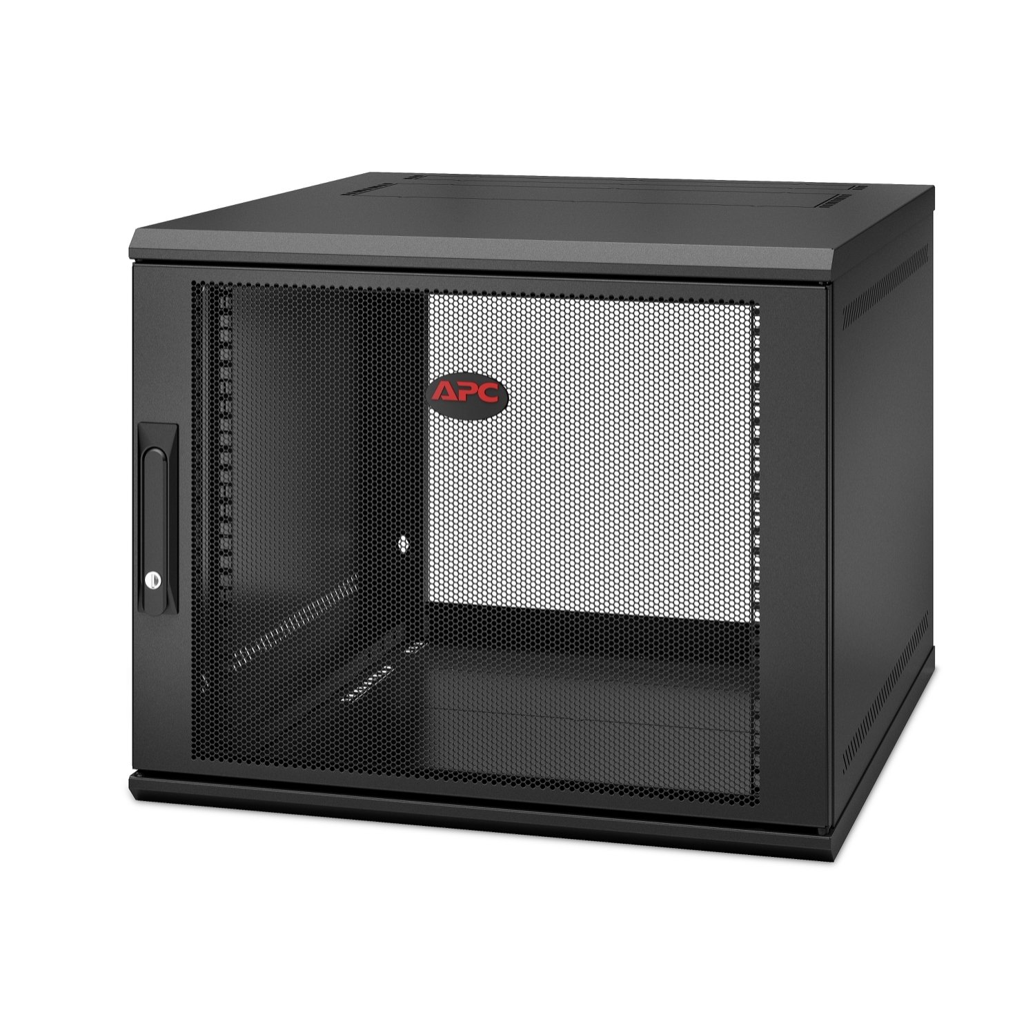 APC by Schneider Electric NetShelter WX AR109SH6, 9U, 19 inch patch cabinet, Wall mount,