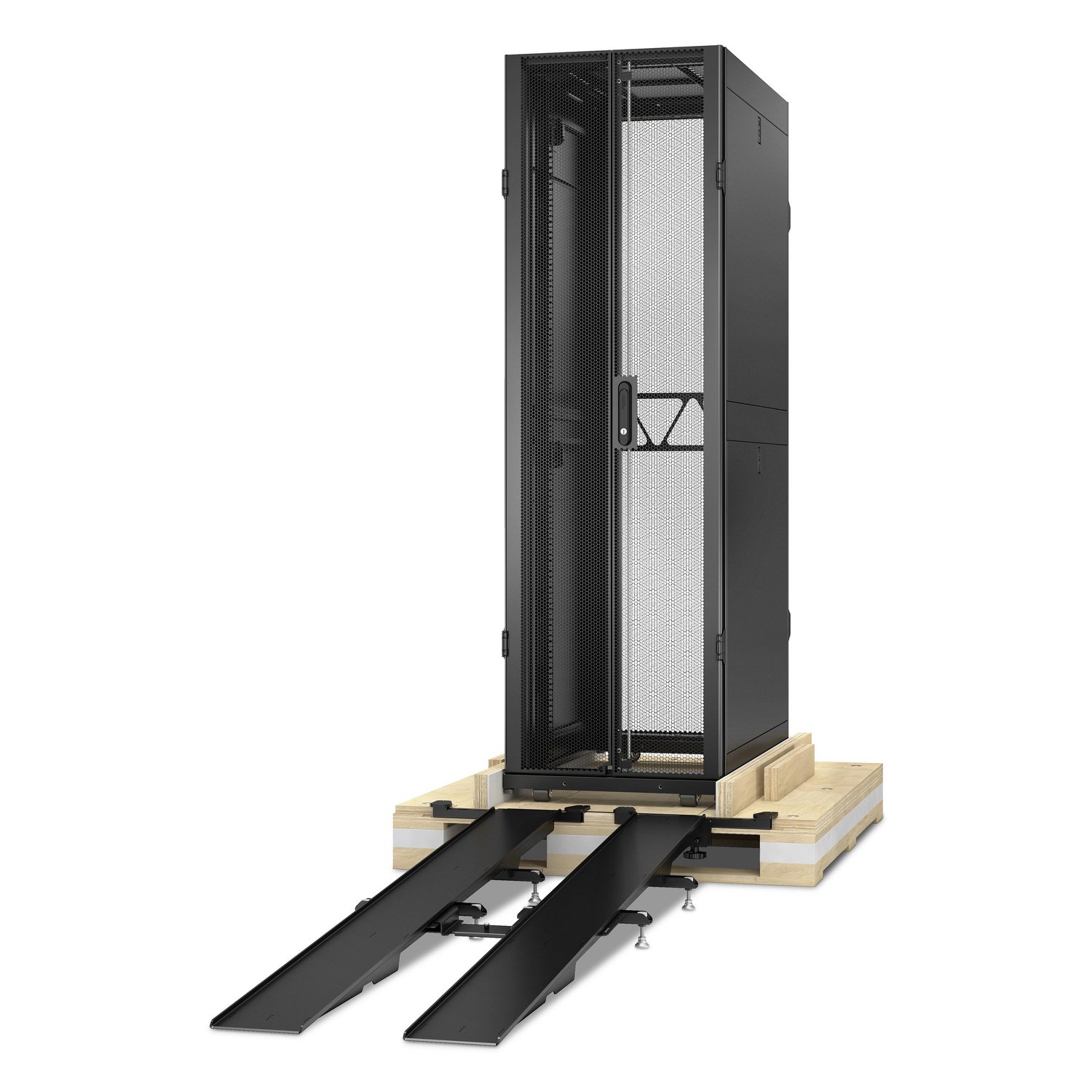 APC by Schneider Electric NetShelter SX, Server Rack Enclosure Gen 2, Shock Packaging, 2500 lbs, AR3100SPB2