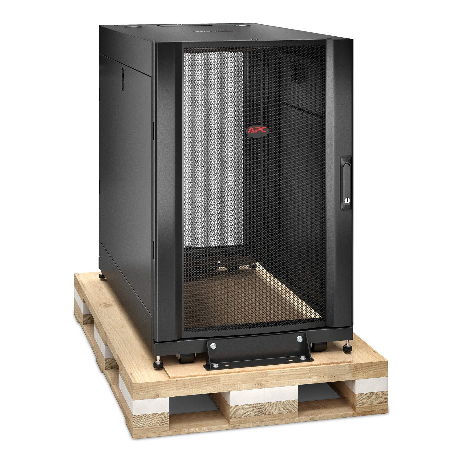 APC by Schneider Electric NetShelter SX, Server Rack Enclosure, 18U, Shock Packaging, Black, 925H x AR3106SP