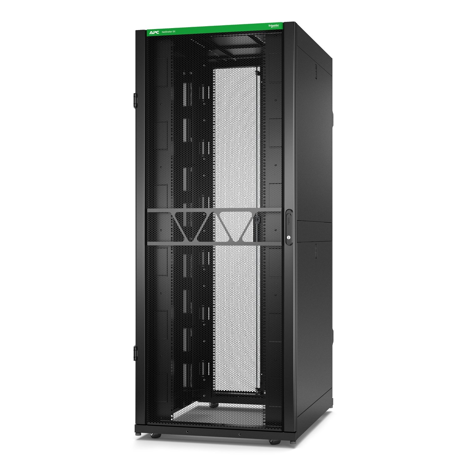 APC by Schneider Electric NetShelter SX Server Rack Gen 2, 42U, 1991H x 800W 1070D mm, with Sides, AR3180B2