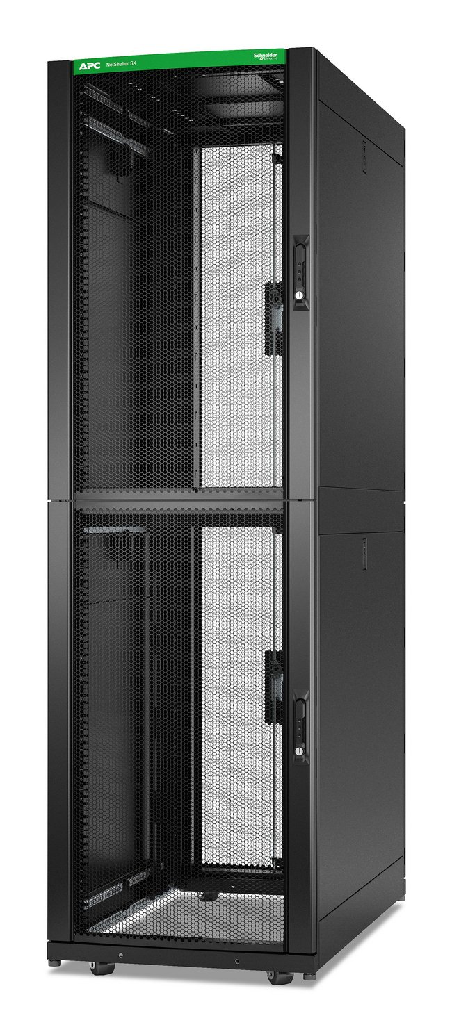 APC by Schneider Electric NetShelter SX, Server Rack Enclosure, Colocation, 2 x 20U, 600W 1070D mm, AR3200B2