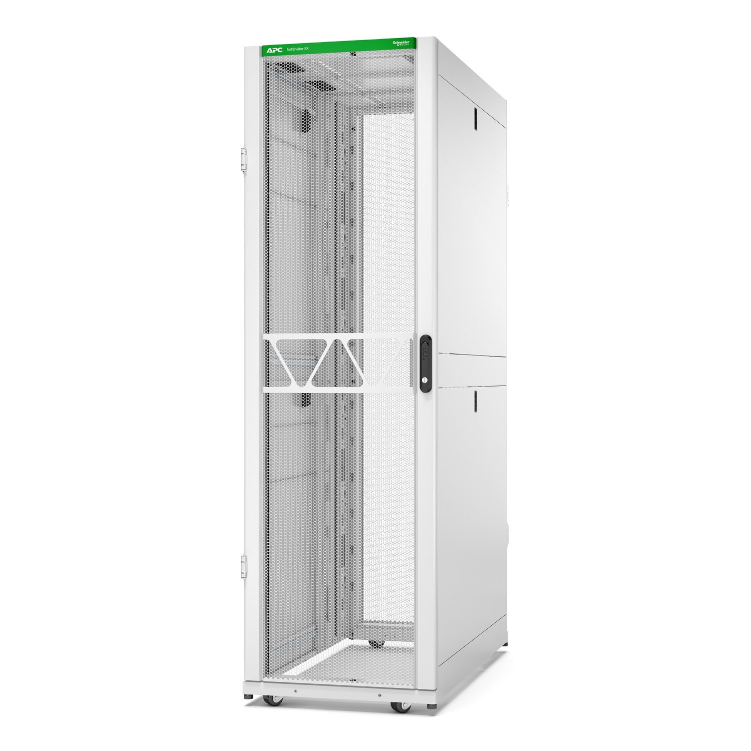 APC by Schneider Electric NetShelter SX Server Rack Gen 2, 42U, 1991H x 600W 1200D mm, with Sides, AR3300W2