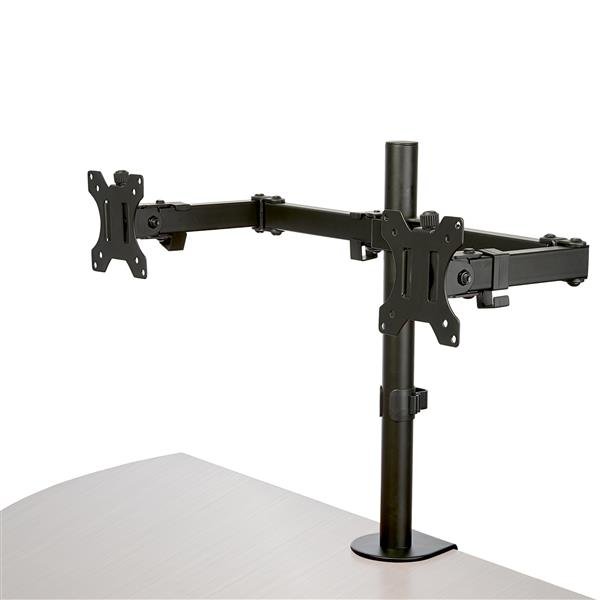 StarTech.com Desk Mount Dual Monitor Arm - Clamp / Grommet VESA for up to 32" (17.6lb/8kg) Displays ARMDUAL2